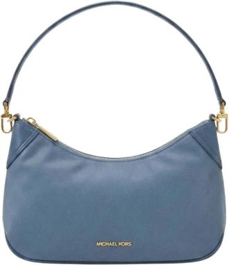 Michael Kors MD Conv Pouchette Xbody - Dames - Schoudertassen - Blauw - ONE Size - Leer - Tassen