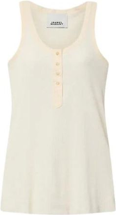 Isabel Marant Tops, Dames, Beige, M, Mouwloze top