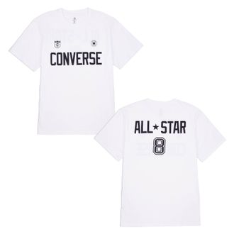 Converse T-Shirt CONVERSE, Herren, Gr. XXL, weiss (wei&szlig;), Obermaterial: 100% Baumwolle, Shirts T-Shirt