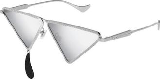 Gucci Sunglasses, unisex, Gray, Size: 60 MM Gg1252S
