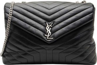 Saint Laurent Matelass&eacute; Monogram Loulou Chain Large Shoulder Bag (Authentic Pre-Loved)