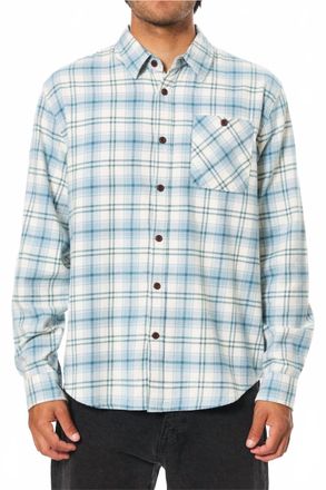 KATIN Derek Flannel Shirt In Vapor Gray