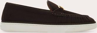 Ferragamo Donna Mocassino ornamento Gancini Marrone Taglia 36.5