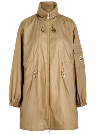 Moncler Adhemar Nylon Parka - Beige - 3 (UK12 / M)