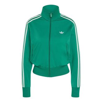 adidas (WMNS) adidas Firebird Classic Track Top Bold Green White KD1333