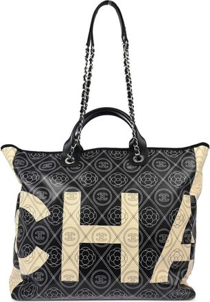 Chanel 2017 Camellia tote bag - Black