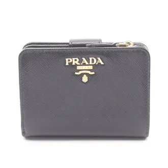 Prada Black Saffiano Wallet (Bi-Fold) (Pre-Owned)