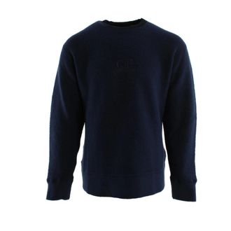 C.P. Company Sweatshirts, male, Blue, Size: L Wool Sweater