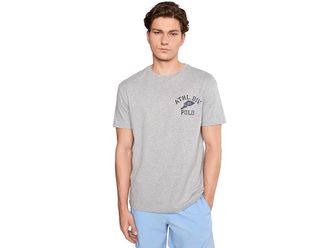 Polo Ralph Lauren Classic Fit Logo Jersey T-Shirt Mens Clothing Andover Heather : 2XL, Cotton/Jersey