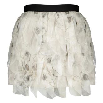 Max Mara Printed Short Skirt - female - Max Mara - Short Skirts - Gray - 3XS - Skirts