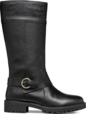 Geox Leren bikerlaarzen Hoara