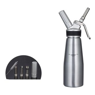 OEM Dispenser Per Panna Montata, Caricatore Per Panna Montata Da 500 Ml Con Corpo E Testa In Alluminio Robusto, A Prova Di Perdite, Creatore Di Panna Con 