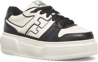 Fendi Match Platform Sneaker in Nero/Bianco at Nordstrom, Size 10Us