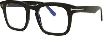 Tom Ford Blue Light Block Square Mens Eyeglasses FT6025-B 001 50
