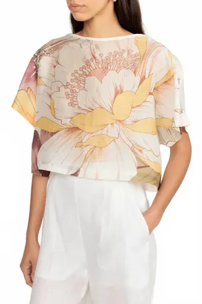 Christy Lynn Retti Cropped Top In Multi