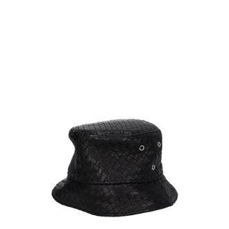 Bottega Veneta Hüte Männer Leder schwarz