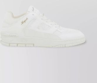 Axel Arigato leather paneled low-top sneakers