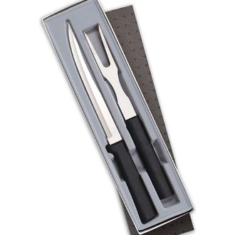 Rada 2 Piece Carving Set in Gift Box in Black at Nordstrom