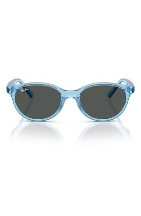 Ray-Ban Kids 47mm Oval Sunglasses in Blue at Nordstrom