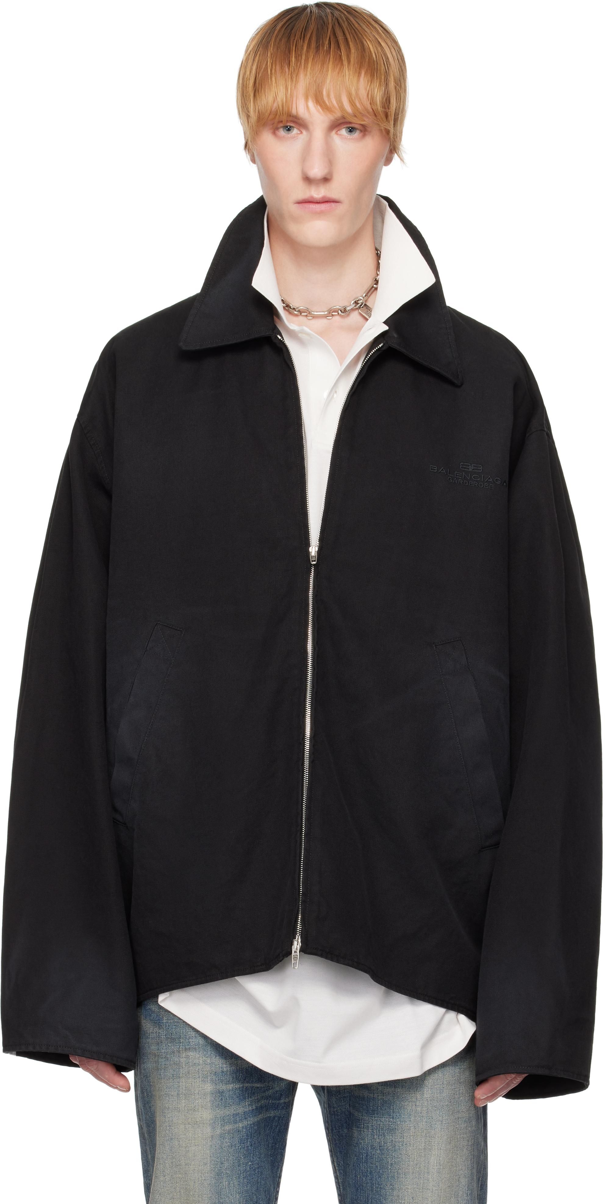 アウターその他 BALENCIAGA Women Outer 814127TQO35 1000 Black Balenciaga Black Under Armour windbreaker collaboration
