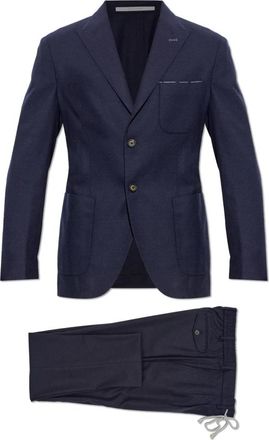 Eleventy Wool Suit - Heren - Business pakken - Blauw - XL - Wol - Kostuums
