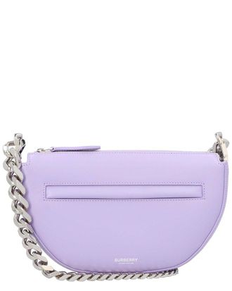 Burberry Purple Calfskin Olympia Mini Shoulder Bag, Never Carried (Authentic Pre-Loved)