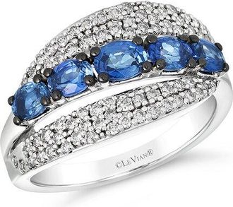 Le Vian Inspiration / Celestial 14K 1.93 Ct. Tw. Diamond & Sapphire Cocktail Ring