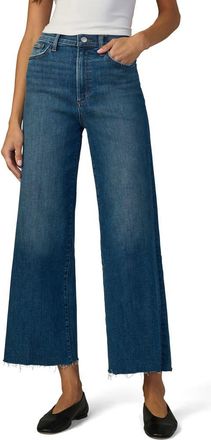 Joe's The Mia Raw Hem High Waist Ankle Wide Leg Jeans in Candor at Nordstrom, Size 27
