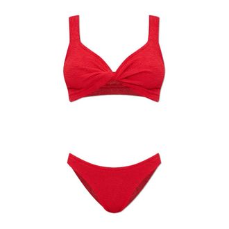 Hunza G Dames, Badkleding, Rood, Maat: ONE Size Polyamide
