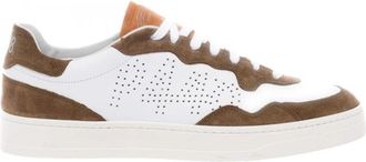 P448 White Sunset Retro Sneaker Bali - Heren - Sneakers - Wit - 44 EU - Leer - Schoenen