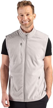 Cutter & Buck Hunts Point Recycled Fleece Mens Hybrid Full Zip Vest