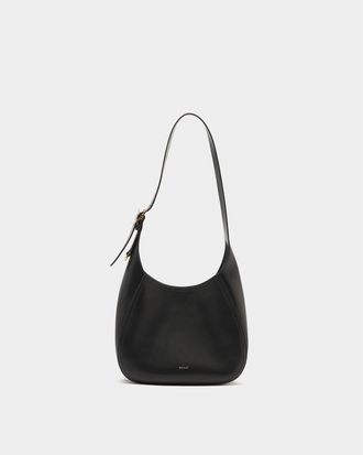 Bally Althea Small Hobo Bag in Leather in Black at Nordstrom