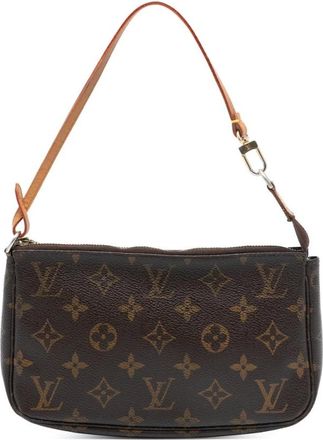 Louis Vuitton Pre-owned Mini Bags, female, Brown, Size: ONE SIZE Pre-owned Printed Top Handle Bag