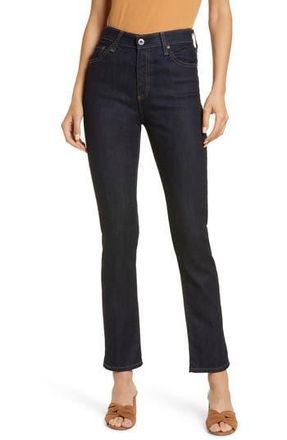 AG - Adriano Goldschmied Mari High Waist Ankle Slim Straight Leg Jeans in Authentic at Nordstrom Rack, Size 24