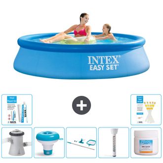 Intex Piscina Easy Set Redonda - 244x61 Cm - 8-piezas S22401