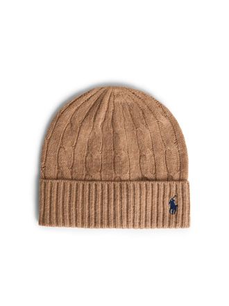 Polo Ralph Lauren Beige wolmix muts
