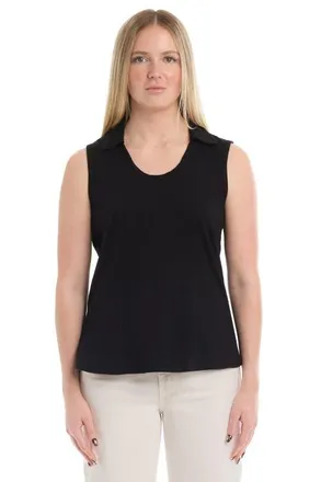 Wilt Polo Shell Top in Black at Nordstrom, Size X-Small