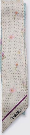 Valentino Garavani Bandeau Valentino Garavani in seta con motivo floreale e micro pois