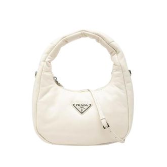 Prada Pre-owned Padded Nappa 2way Bag - Dames - Pre-owned - Wit - Maat: ONE Size Leer