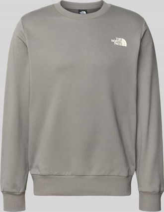The North Face Sweatshirt mit Label-Print in Anthrazit, Größe XXL