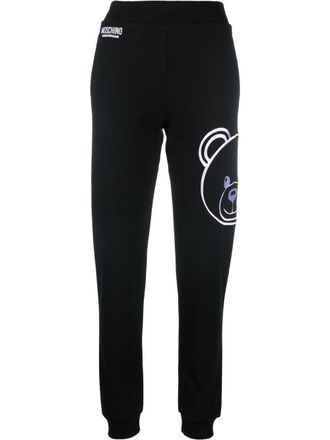 Moschino Pantaloni sportivi con stampa - Nero