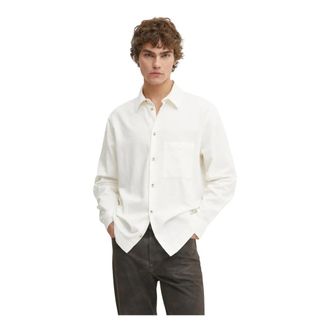 Won Hundred Katoenen Shirt - Heren - Casual Overhemden - Beige - M - Katoen - Overhemden