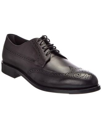 Tod's Tods Allbucatura Fondo Cuoio Leather Loafer