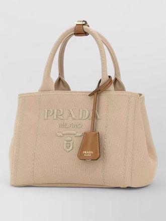 Prada small canvas tote bag