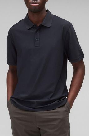 Reigning Champ Playoff Tech Piqué Polo in Navy at Nordstrom, Size X-Large