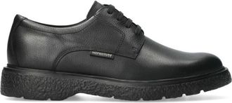 Mephisto Eddy Veterschoen - Heren - Veterschoenen - Zwart - 42 1/2 EU - Leer - Schoenen