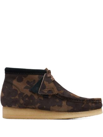 Clarks Stivali Wallabee Black/Khaki - Marrone