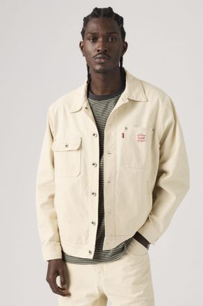 Levi's Sunrise Trucker Jacket - Hombre - XL - Blanco / Undyed Ecru Greige