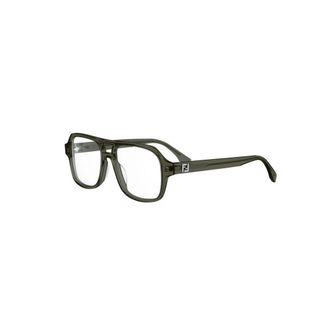 Fendi Glasses, male, Gray, 54 MM, FF Squared Eyeglasses