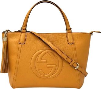 Gucci Pre-owned Handbags, female, Orange, Size: ONE SIZE Pre-owned Vintage Handbag